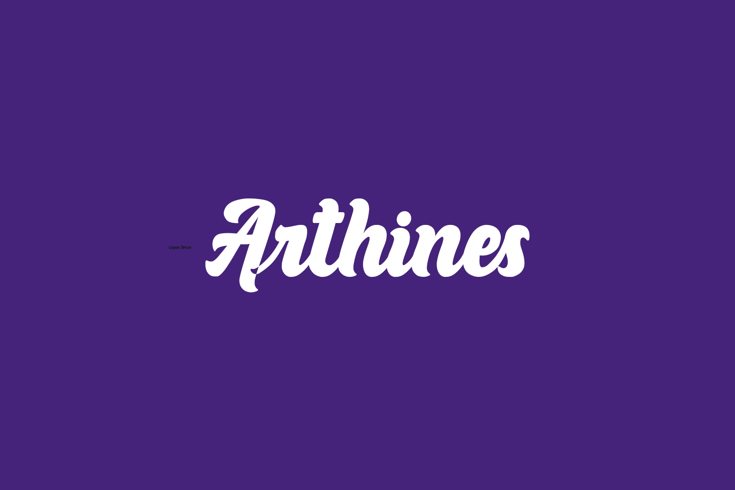 Arthines Free Font
