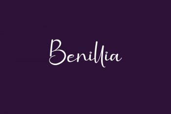 Benillia Free Font