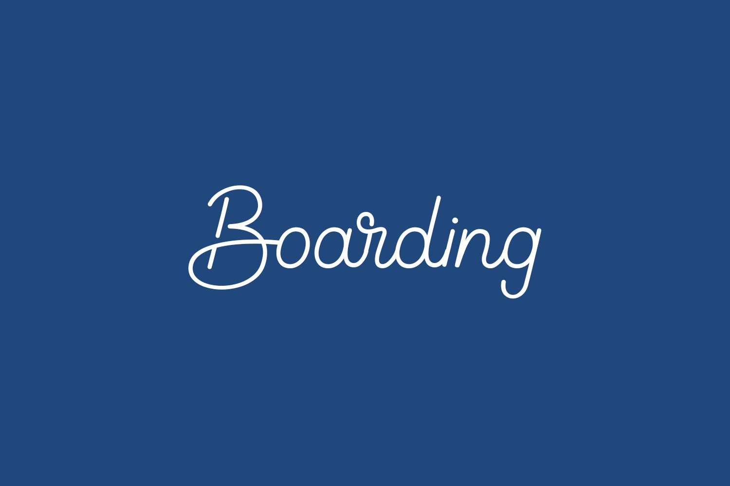 Boarding Free Font