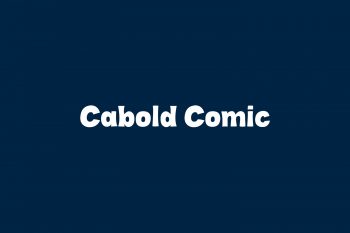 Cabold Comic Free Font