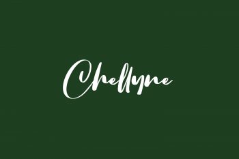Chellyne Free Font