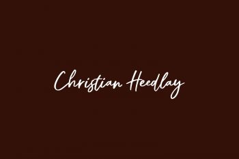 Christian Heedlay Free Font