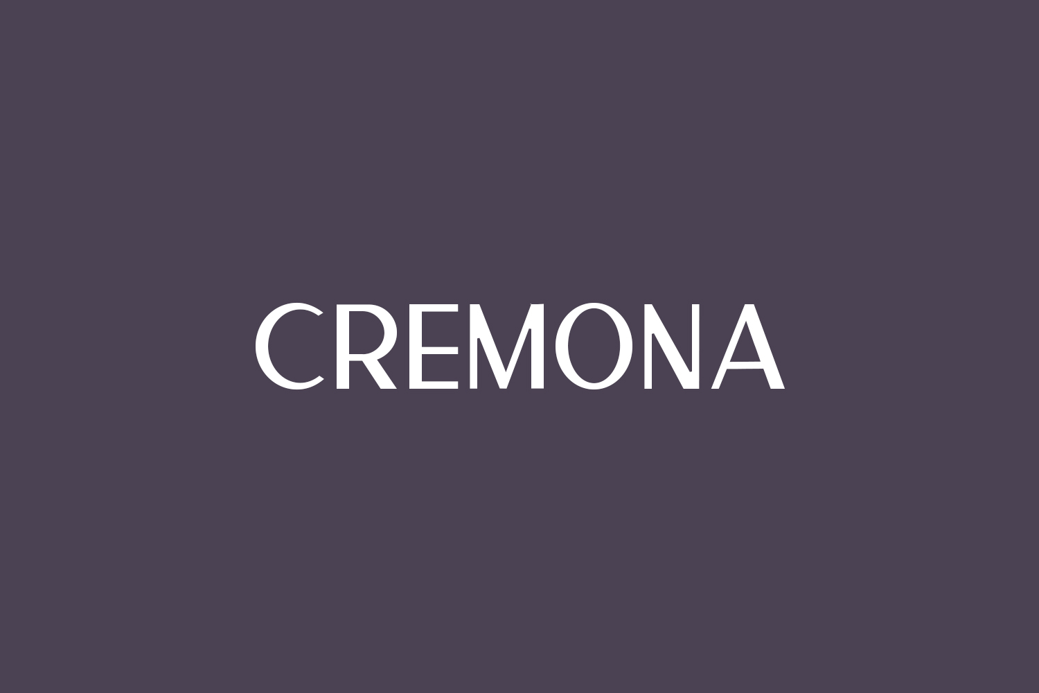 Cremona Free Font