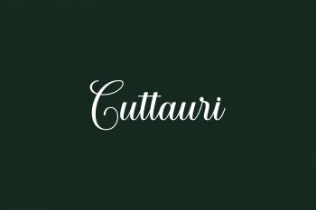 Cuttauri Free Font