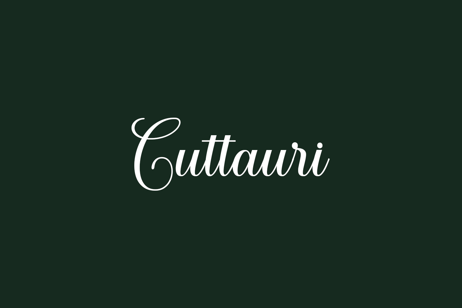 Cuttauri Free Font
