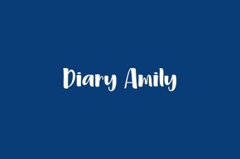 Diary Amily Free Font