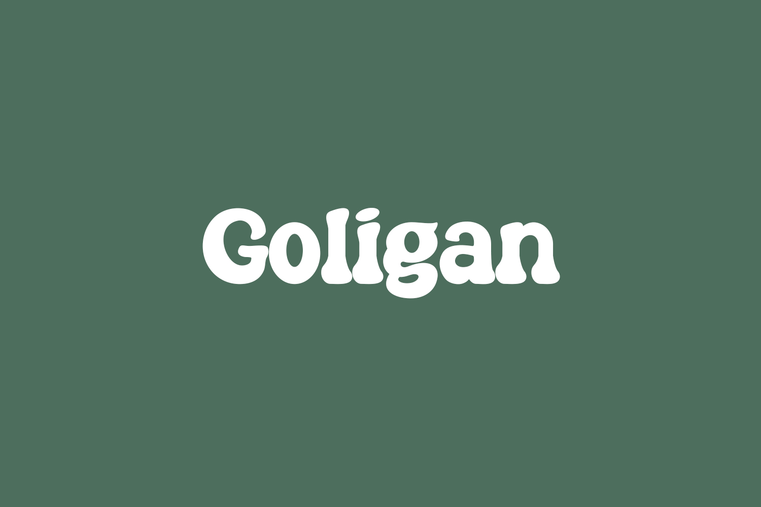 Goligan Free Font