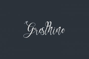 Gresthine Free Font