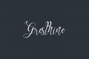 Gresthine Free Font