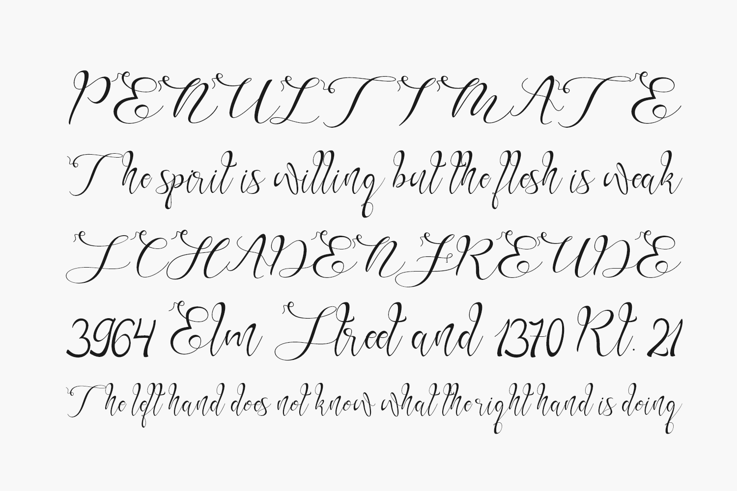 Gresthine Free Font