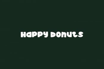 Happy Donuts Free Font