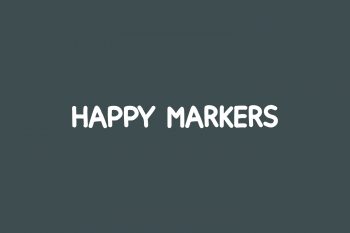 Happy Markers Free Font