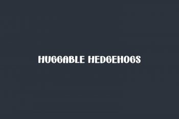 Huggable Hedgehogs Free Font