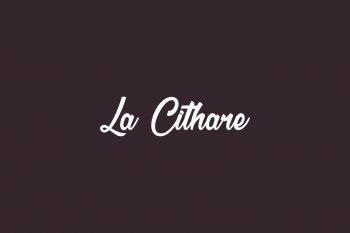 La Cithare Free Font