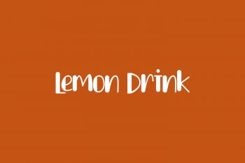 Lemon Drink Free Font