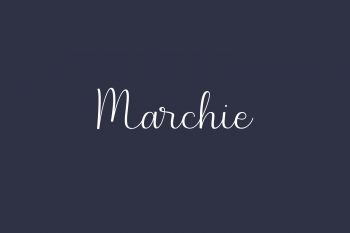 Marchie Free Font