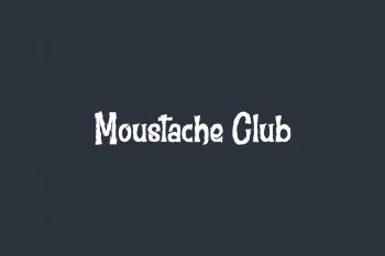 Moustache Club Free Font