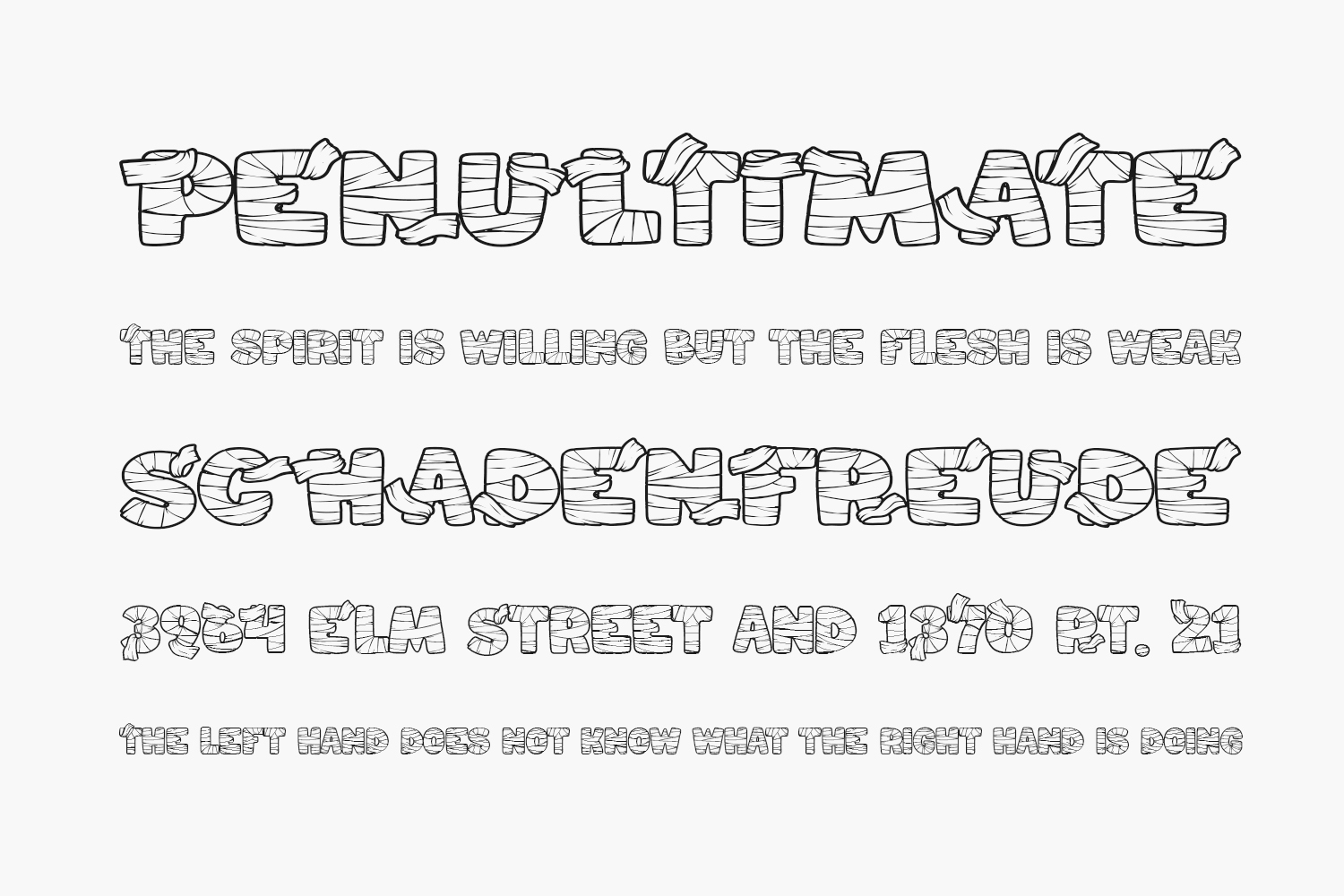 Mummified Free Font