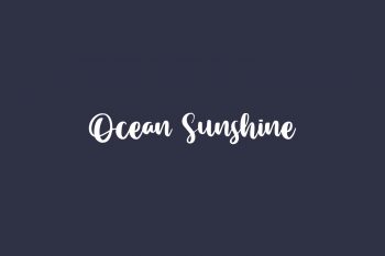 Ocean Sunshine Free Font