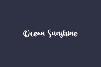 Ocean Sunshine Free Font