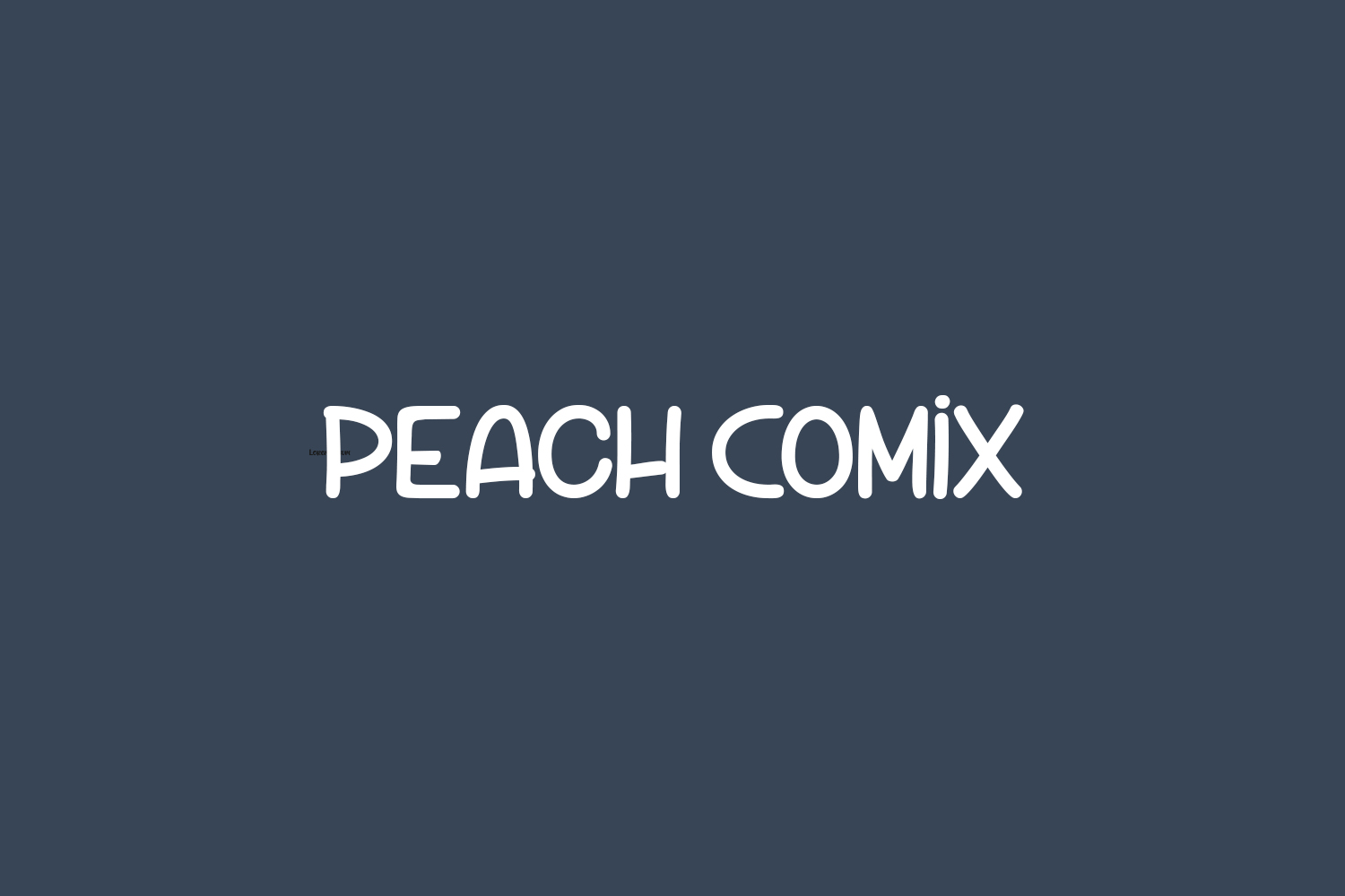 Peach Comix Free Font