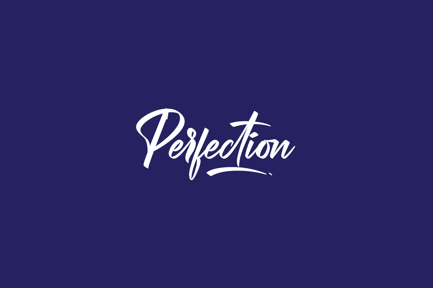 Perfection Free Font