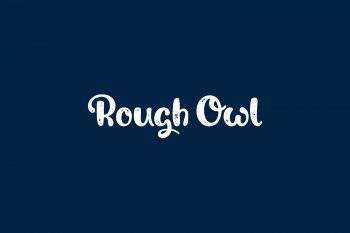 Rough Owl Free Font