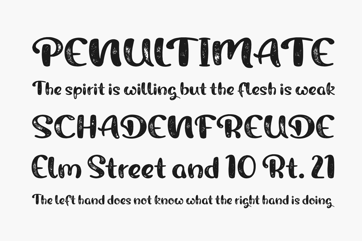 Rough Owl Free Font