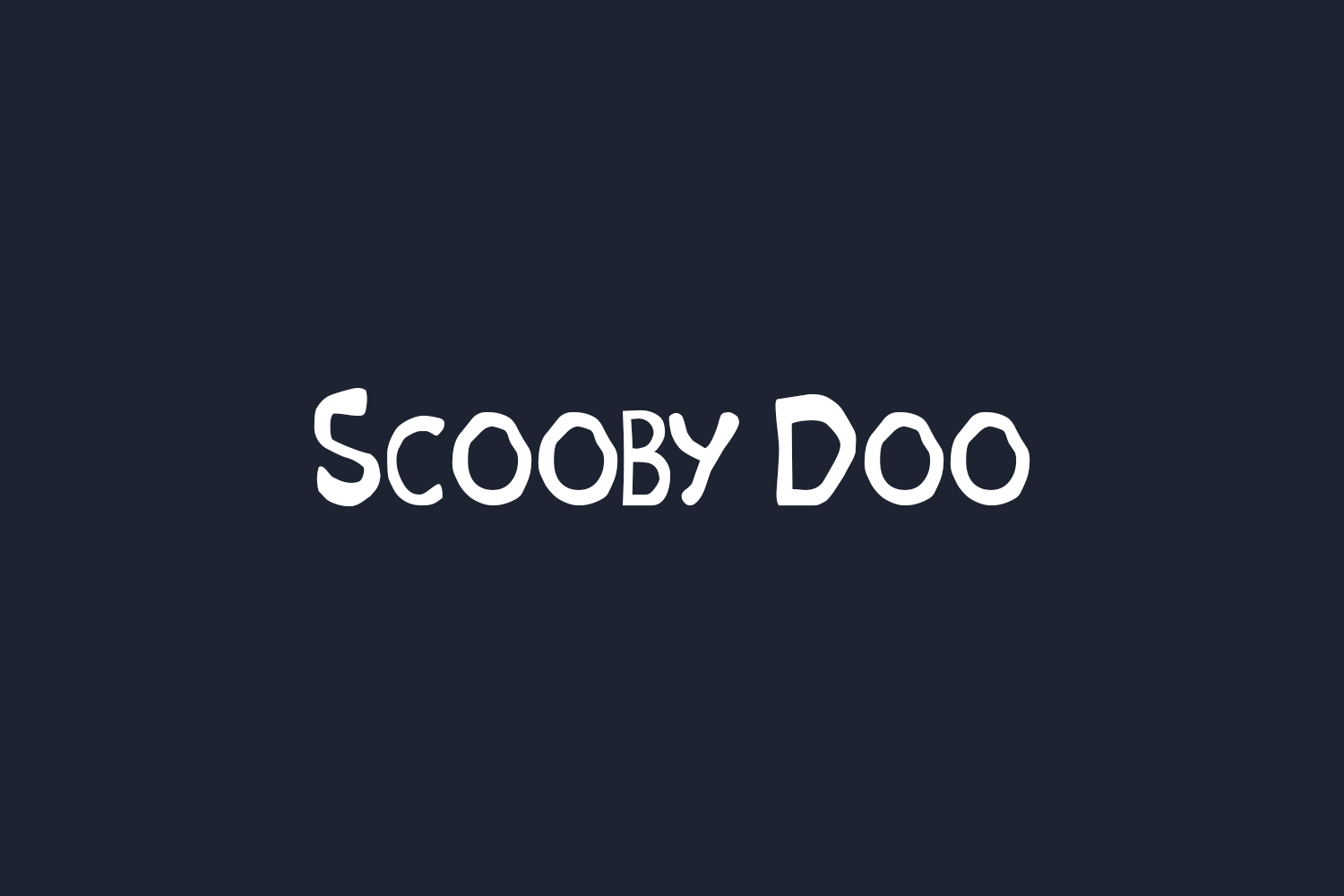 Scooby Doo Free Font