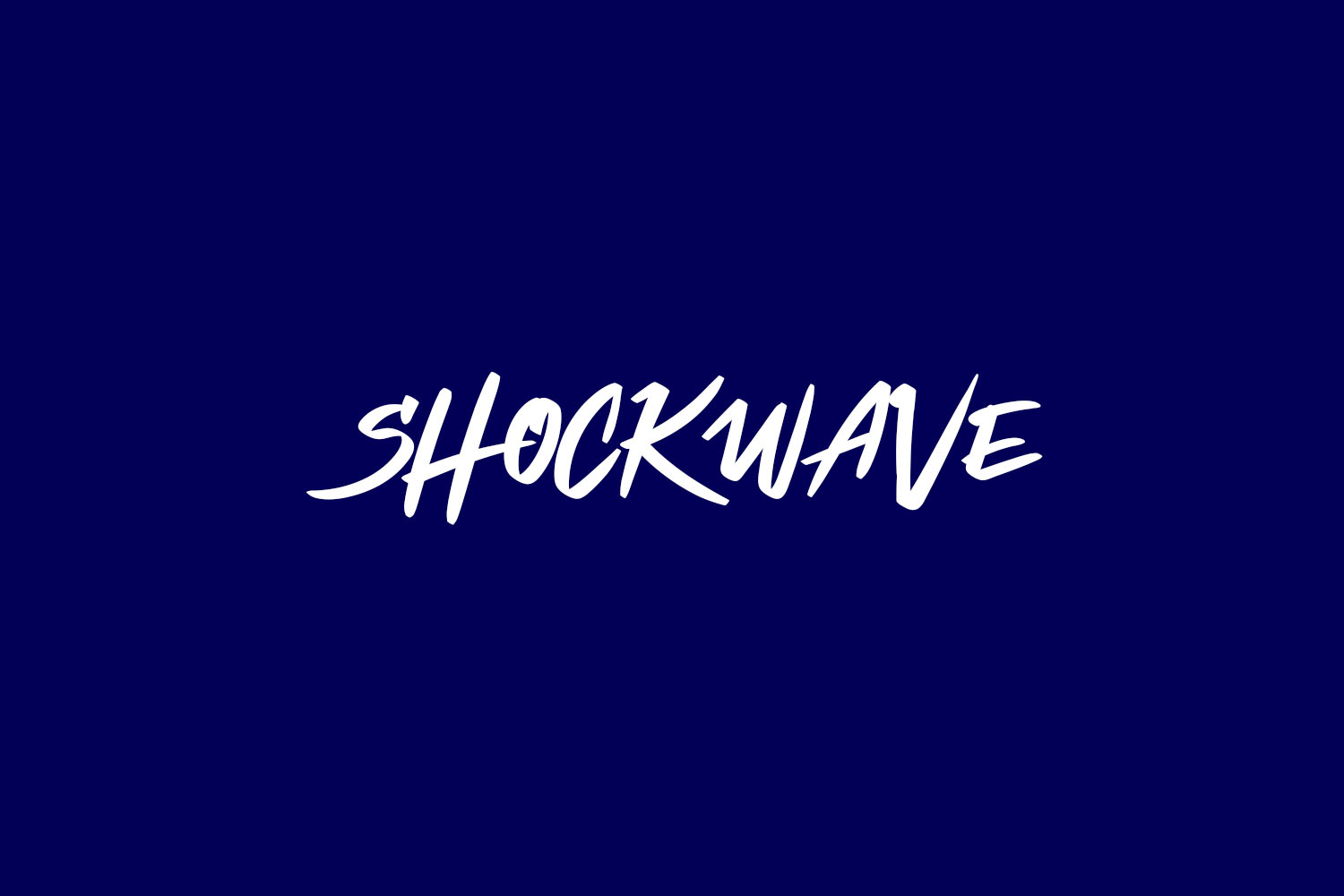 Shockwave Free Font