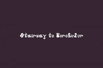 Stairway to Borobudur Free Font