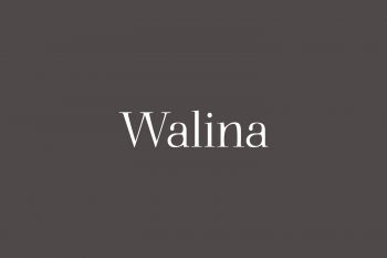 Walina Free Font