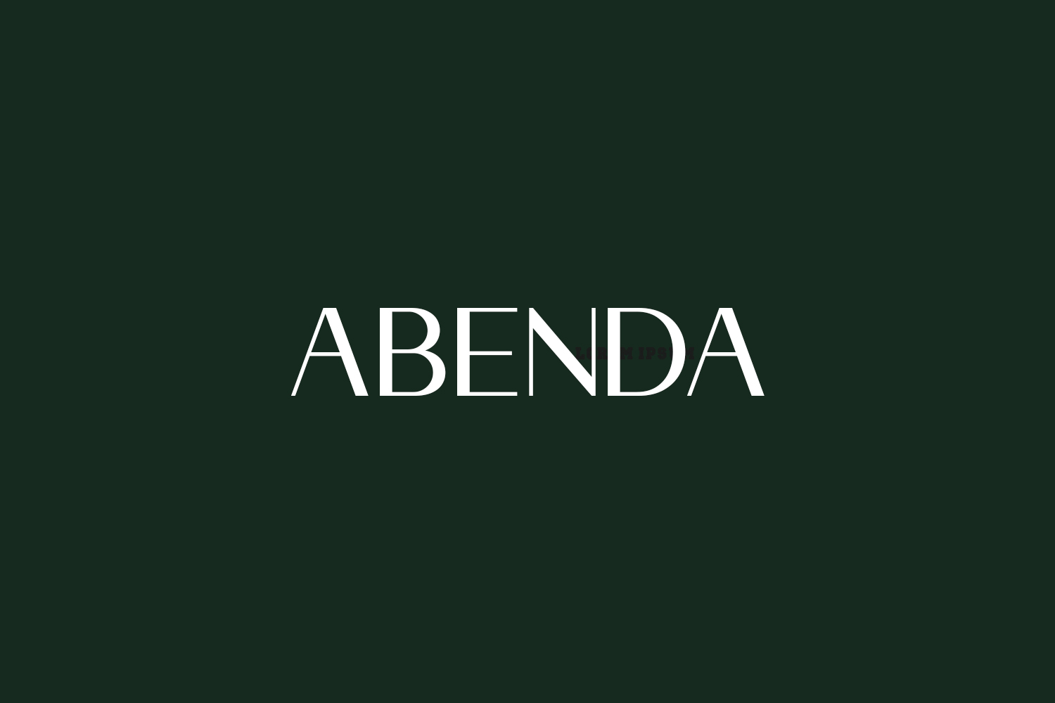 Abenda Free Font