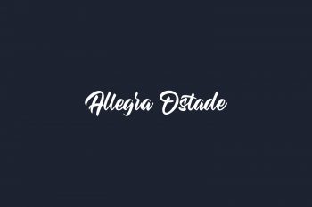 Allegra Ostade Free Font