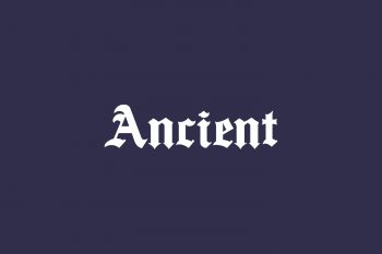 Ancient Free Font