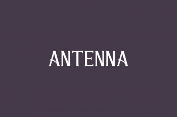 Antenna Free Font