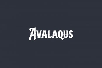 Avalaqus Free Font
