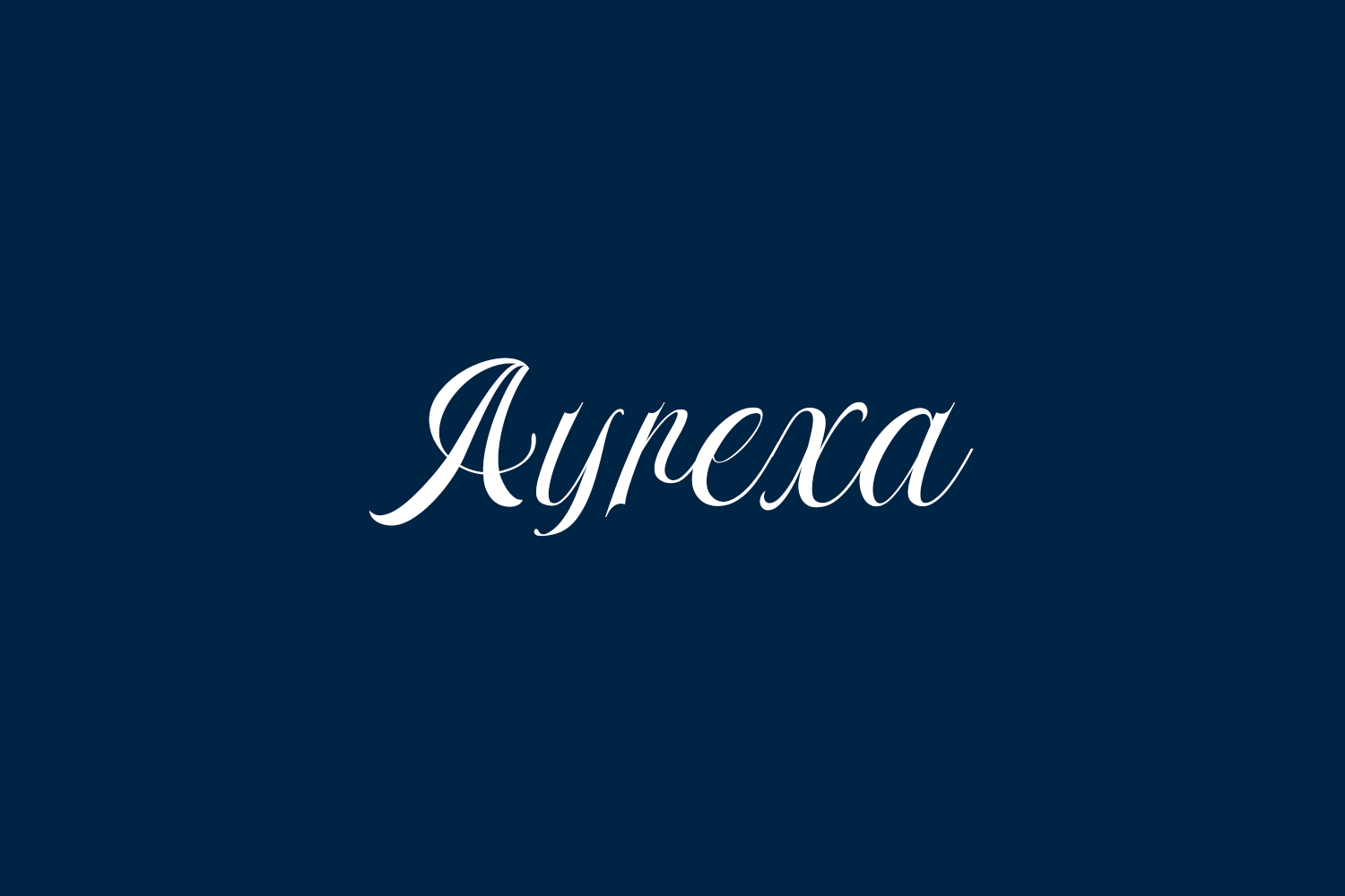 Ayrexa Free Font