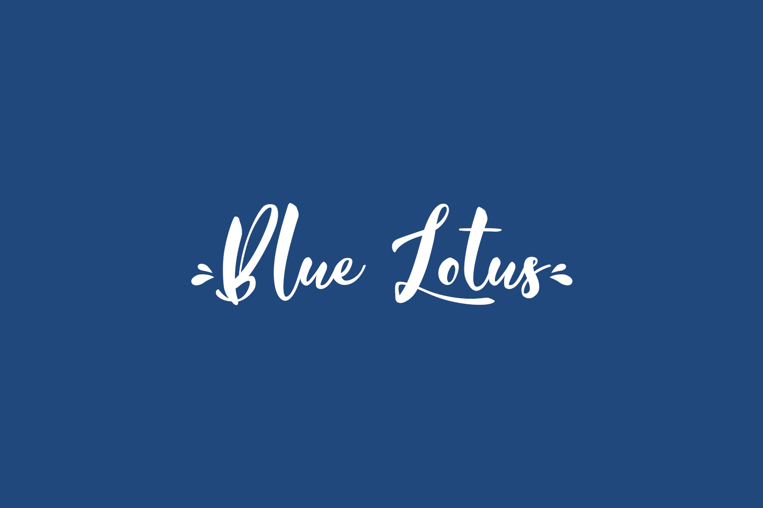 Blue Lotus Free Font