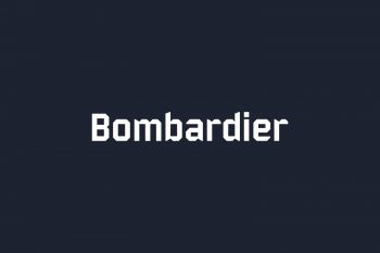 Bombardier Free Font