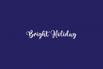Bright Holiday Free Font
