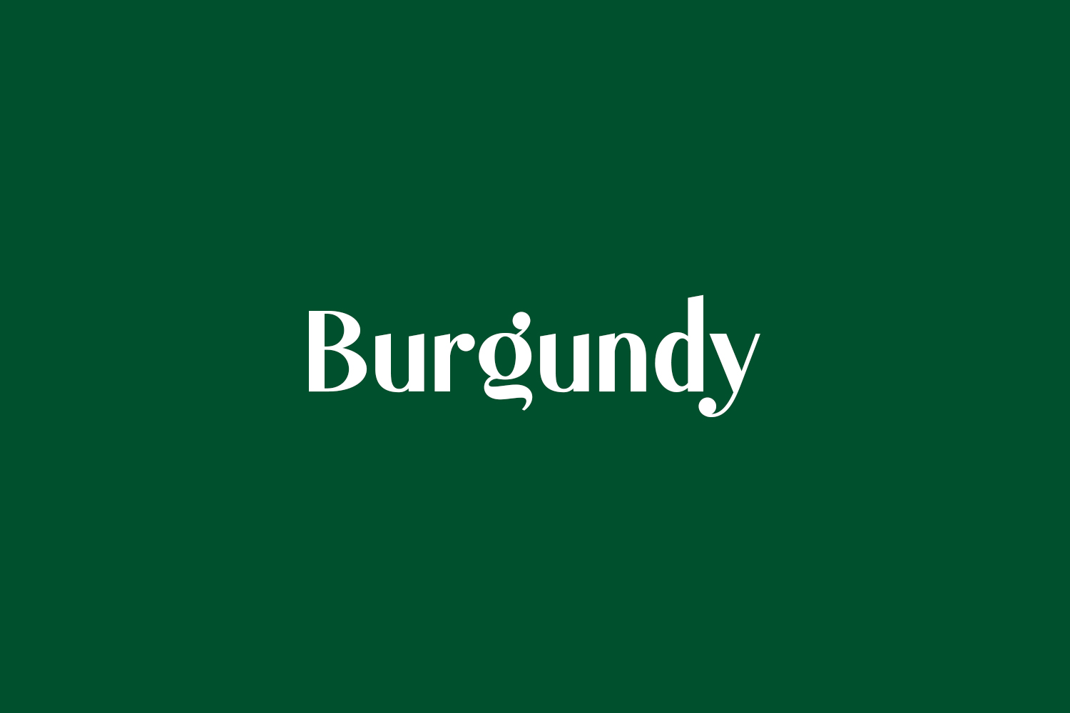 Burgundy Free Font