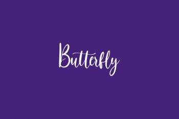 Butterfly Free Font