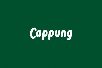 Cappung Free Font