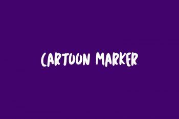 Cartoon Marker Free Font