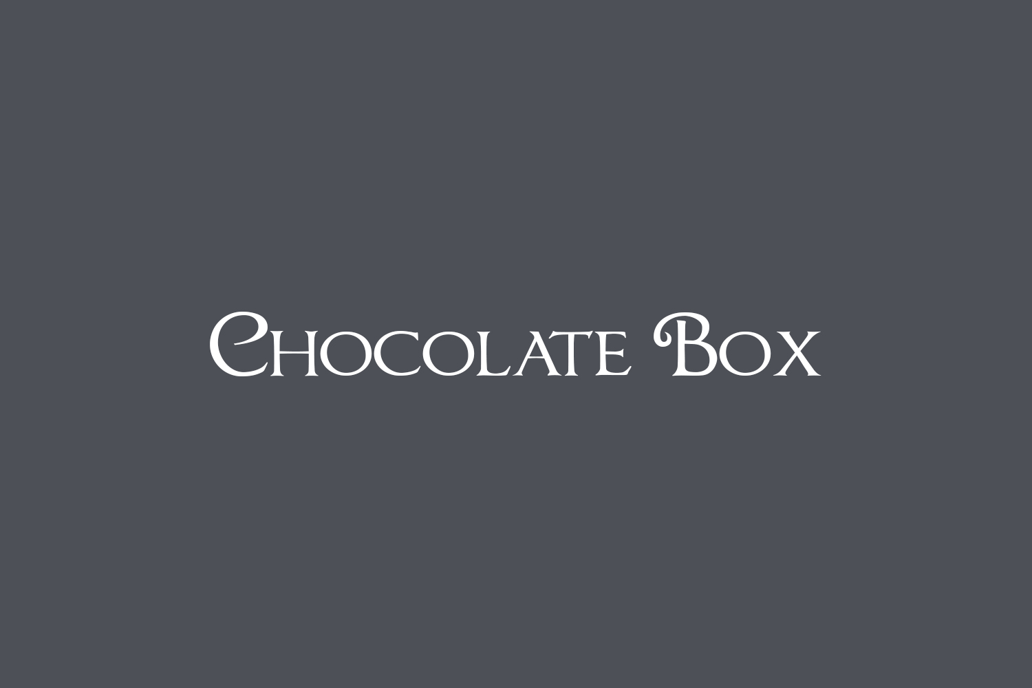 Chocolate Box Free Font