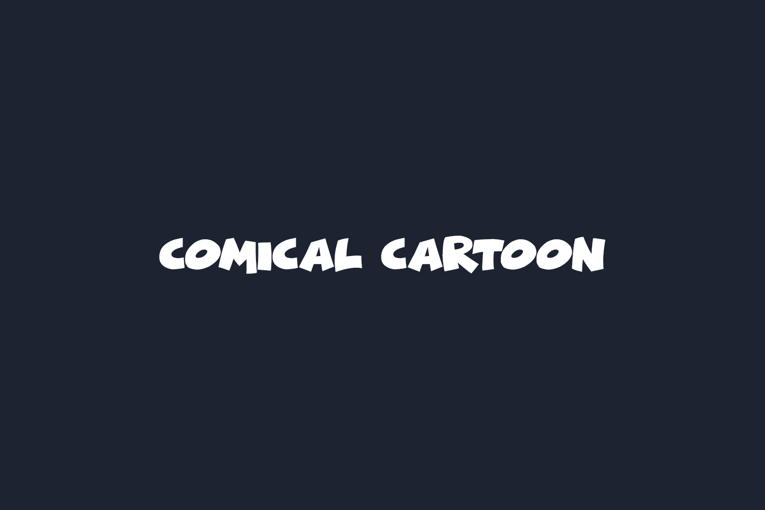 Comical Cartoon Free Font