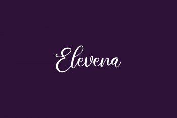 Elevena Free Font