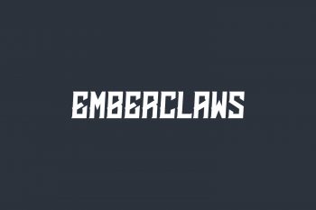 Emberclaws Free Font