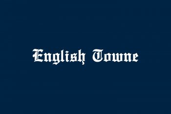 English Towne Free Font